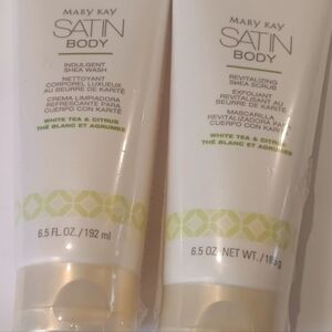 Mary Kay Satin Body Shea Wash And Shea Scrub Priced Each Seperate